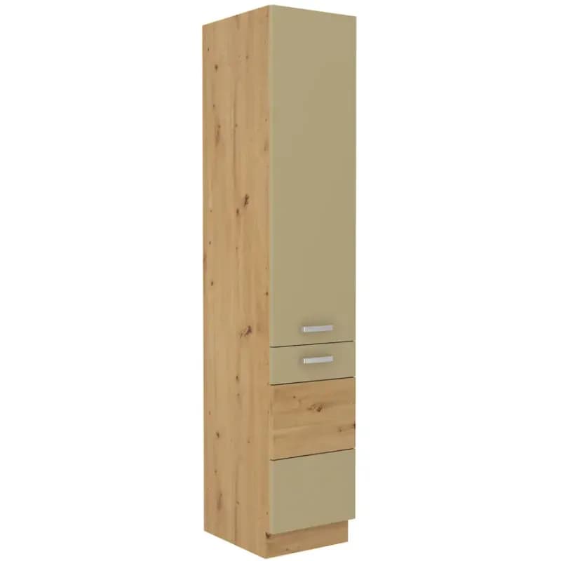 Kuchynská skrinka artisan cappucino lesk 40DK – 210 2F
