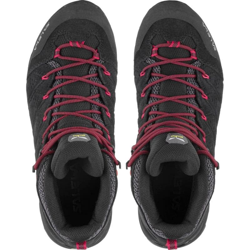 Dámska členková turistická obuv SALEWA Alp Mate Mid PTX W black out virtual pink 4