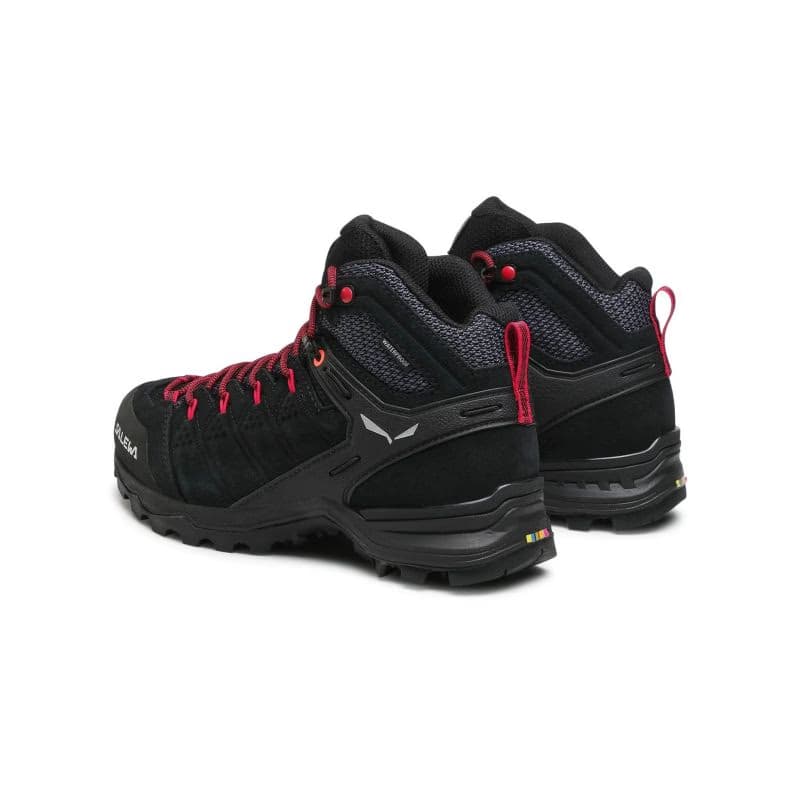 Dámska členková turistická obuv SALEWA Alp Mate Mid PTX W black out virtual pink 6