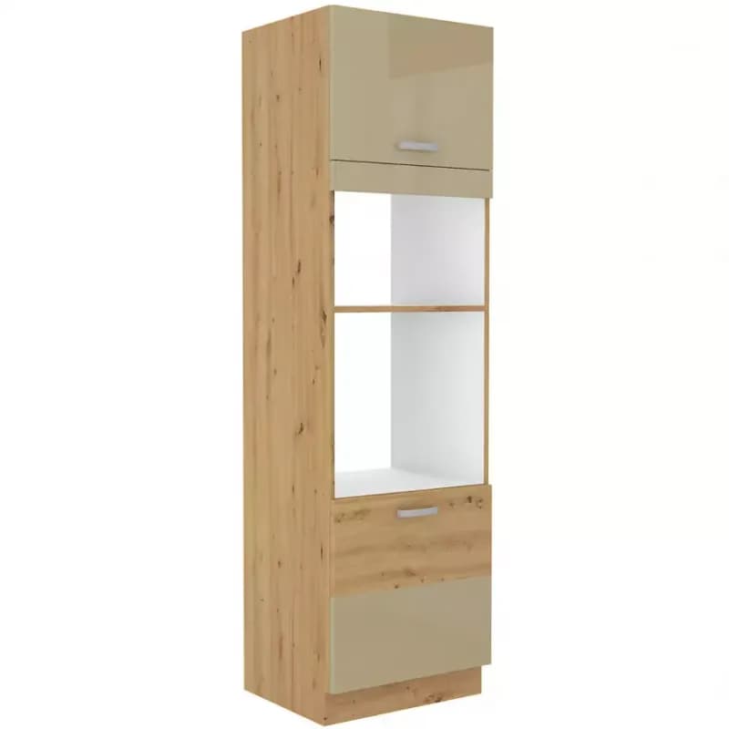 Kuchynská skrinka Artisan Cappuccino lesk 60dpm-210 2f 1