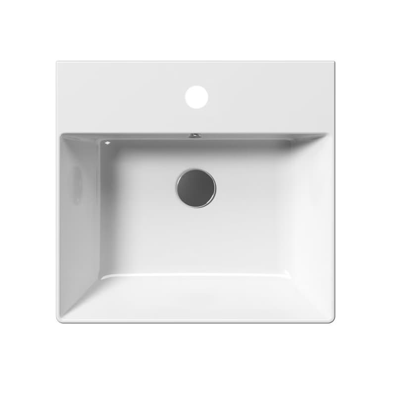 GSI - KUBE X keramické umývadlo 50x47cm, biela ExtraGlaze 9430111 2