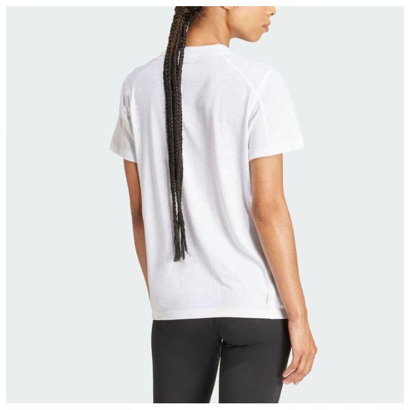 Dámske tréningové tričko s krátkym rukávom ADIDAS WE LOGO T WHITE BLACK 2