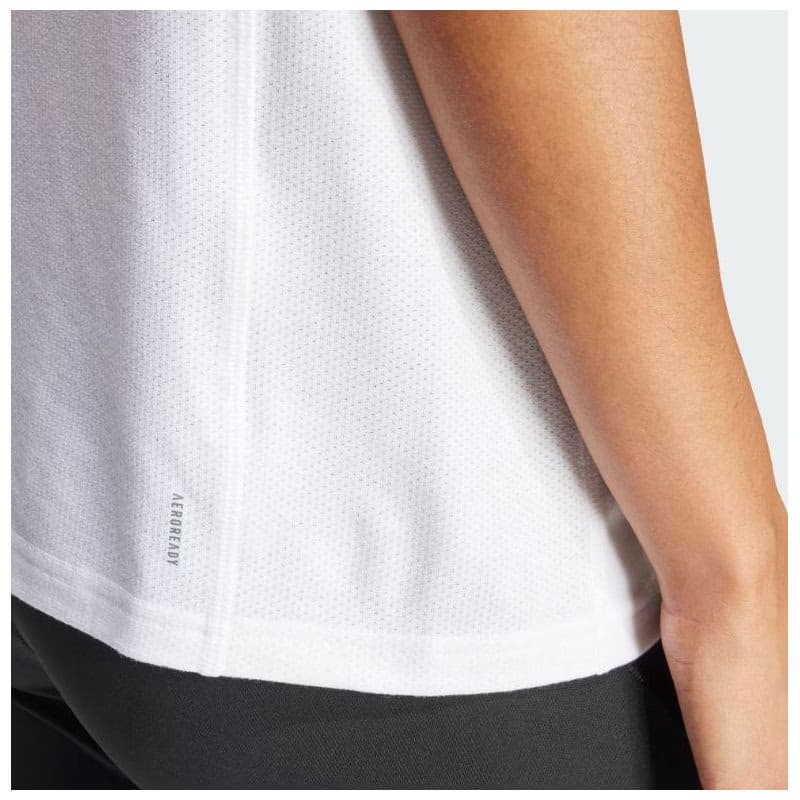 Dámske tréningové tričko s krátkym rukávom ADIDAS WE LOGO T WHITE BLACK 5
