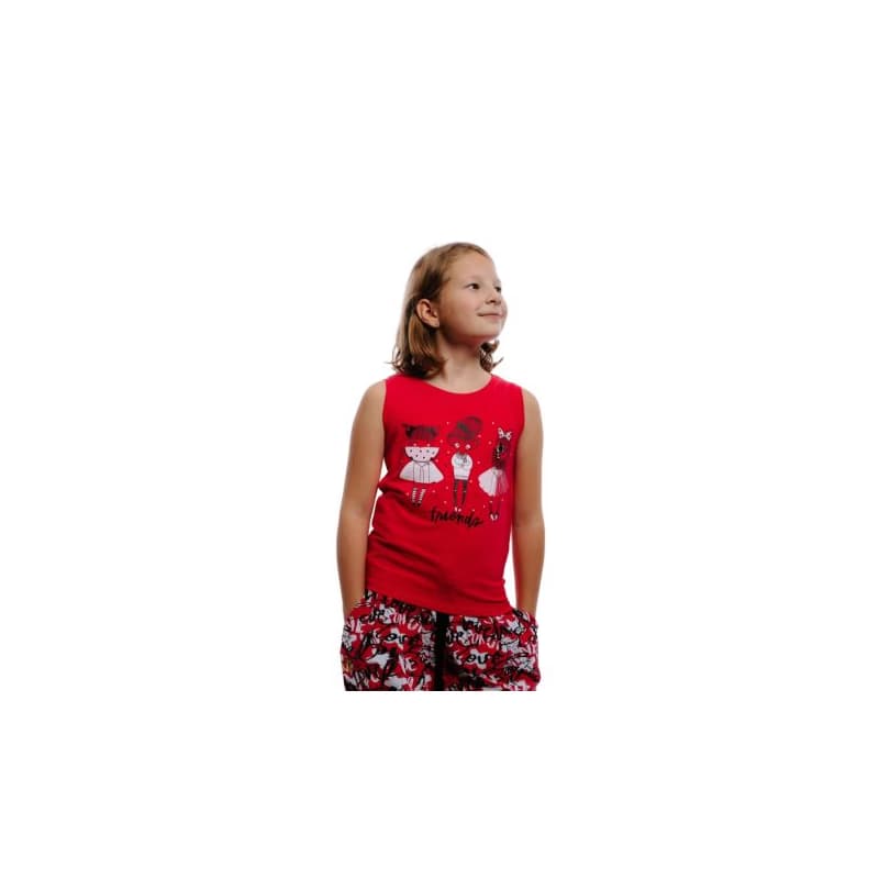 Dievčenské tielko AUTHORITY T-TANK TOP G dk. pink 1