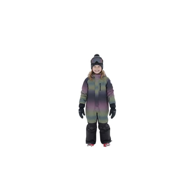 Dievčenský zimný overal COLOR KIDS Coverall - AOP-4213-Bonbon