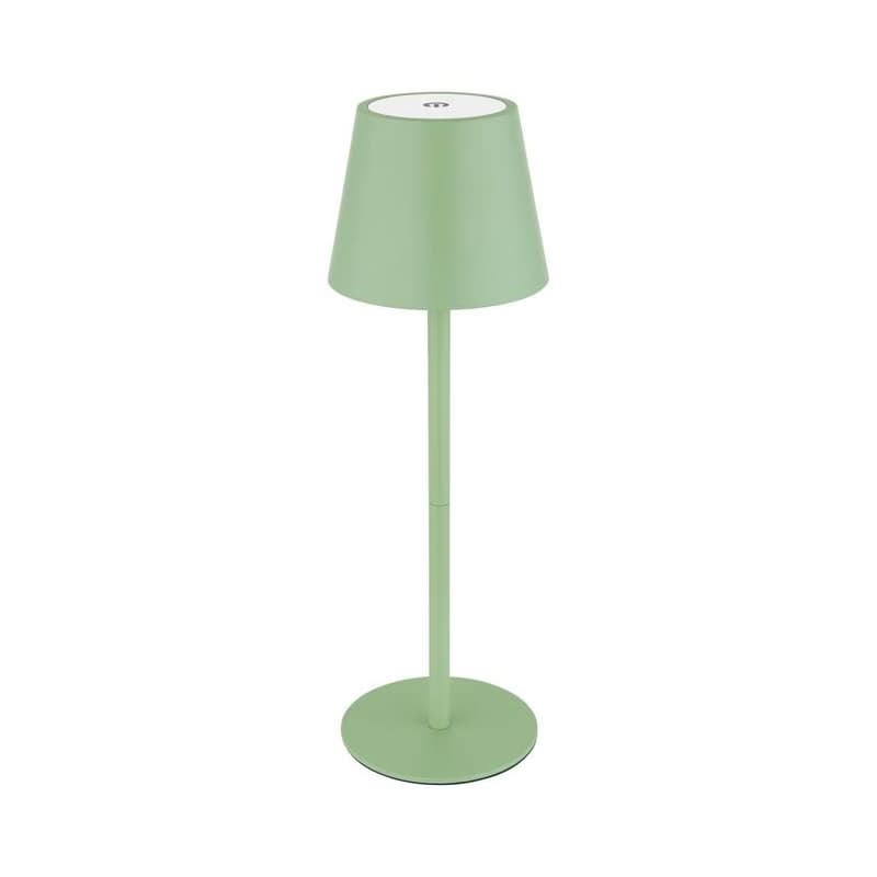 Globo 58488BG-LED Dotykovo stmievateľná nabíjateľná vonkajšia stolná lampa 3 v 1 VANNIE 3W/5V IP54 zelená 58488BG