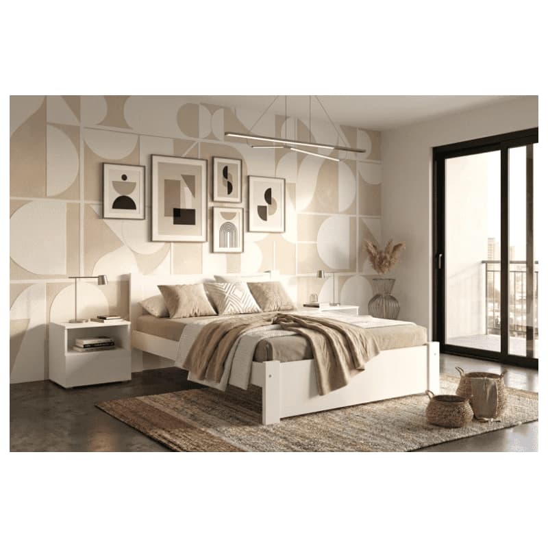 Elvisia Posteľ DEA s roštom | 90 x 200 cm Farba: Biela 6