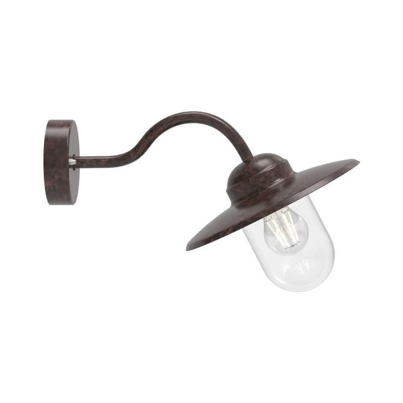 Nordlux - Vonkajšia nástenná lampa LUXEMBOURG 1xE27/60W/230V IP54 hnedá/patina 22671009