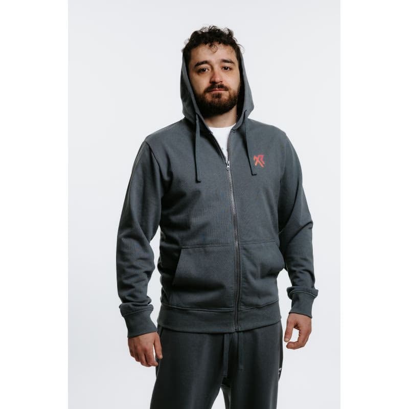 Pánska mikina so zipsom AUTHORITY H-IRONGATE grey 2