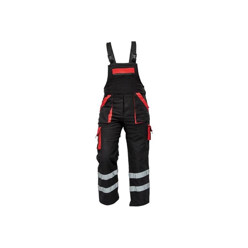 MAX WINTER RFLX lacl nohavice čierna/červ 60 5
