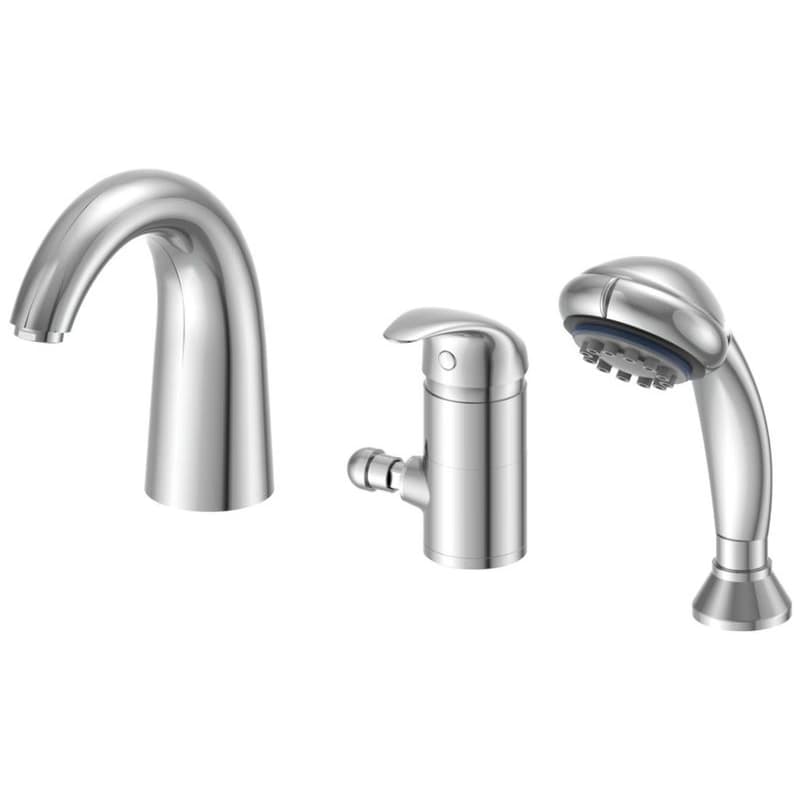 AQUALINE - KASIOPEA trojprvková batéria na okraj vane, chróm 1107-30 1