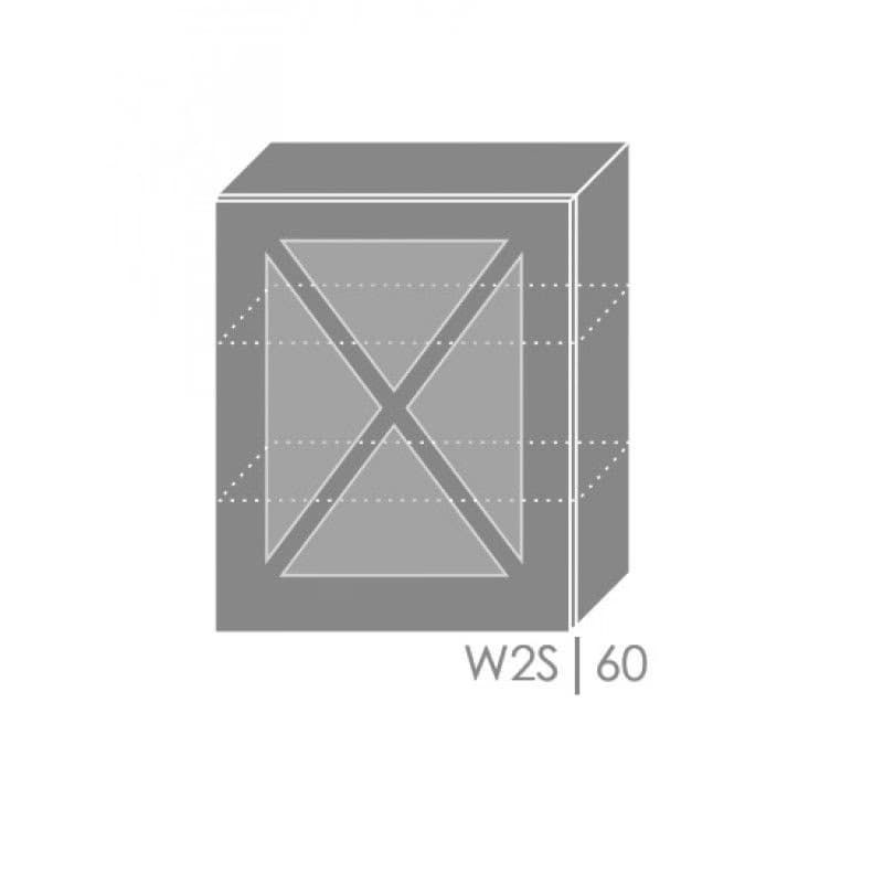 ArtExt Kuchynská skrinka horná, W4S/60 Tivoli Farba korpusu: Grey 3
