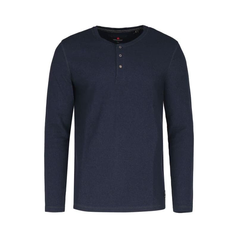 Pánske tričko s dlhým rukávom VOLCANO L-ONYX-NAVY 3