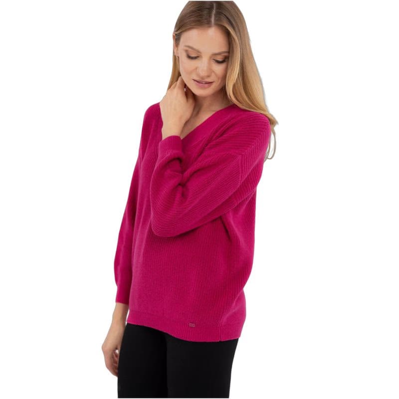 Dámsky sveter VOLCANO S-VIDA-401-PINK 2