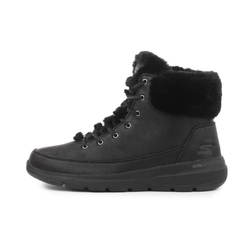 Dámske členkové zimné topánky SKECHERS Glacial Ultra black 2