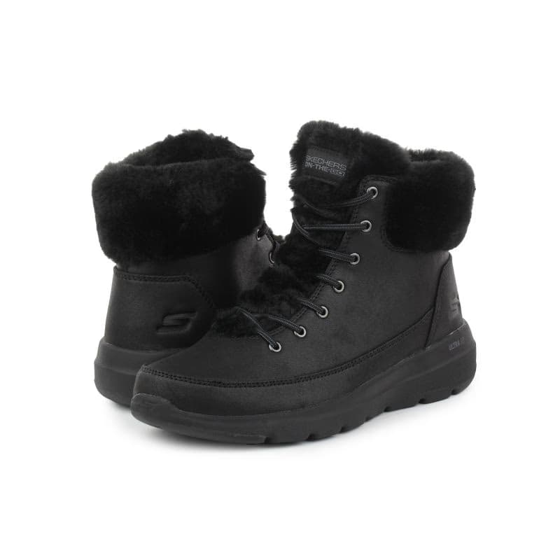 Dámske členkové zimné topánky SKECHERS Glacial Ultra black 3