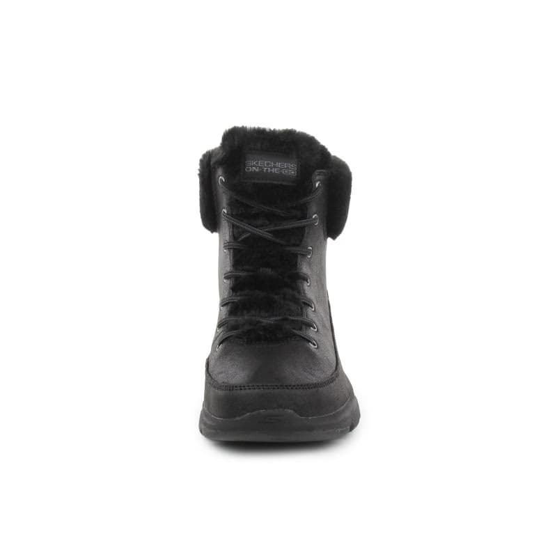 Dámske členkové zimné topánky SKECHERS Glacial Ultra black 4