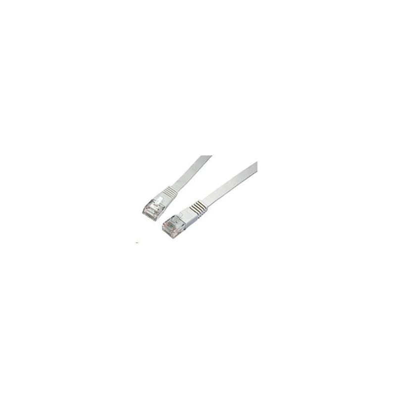 Solarix Patch kábel plochý CAT6 UTP LSOH 0, 5m šedý non-snag-proof C6-111GY-0, 5MB 1
