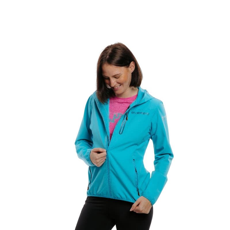Dámska turistická bunda EVERETT LightSoftshell W blue 3