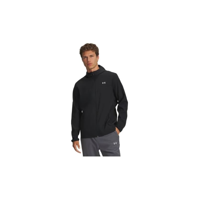 Pánska bežecká bunda UNDER ARMOUR UA Velociti Pro Storm Jacket-BLK