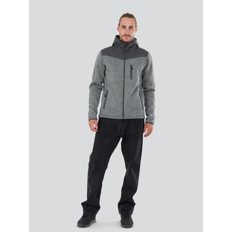 Pánska mikina so zipsom FUNDANGO Ashford Insulated Fleece Jacket-745-grey heather 3
