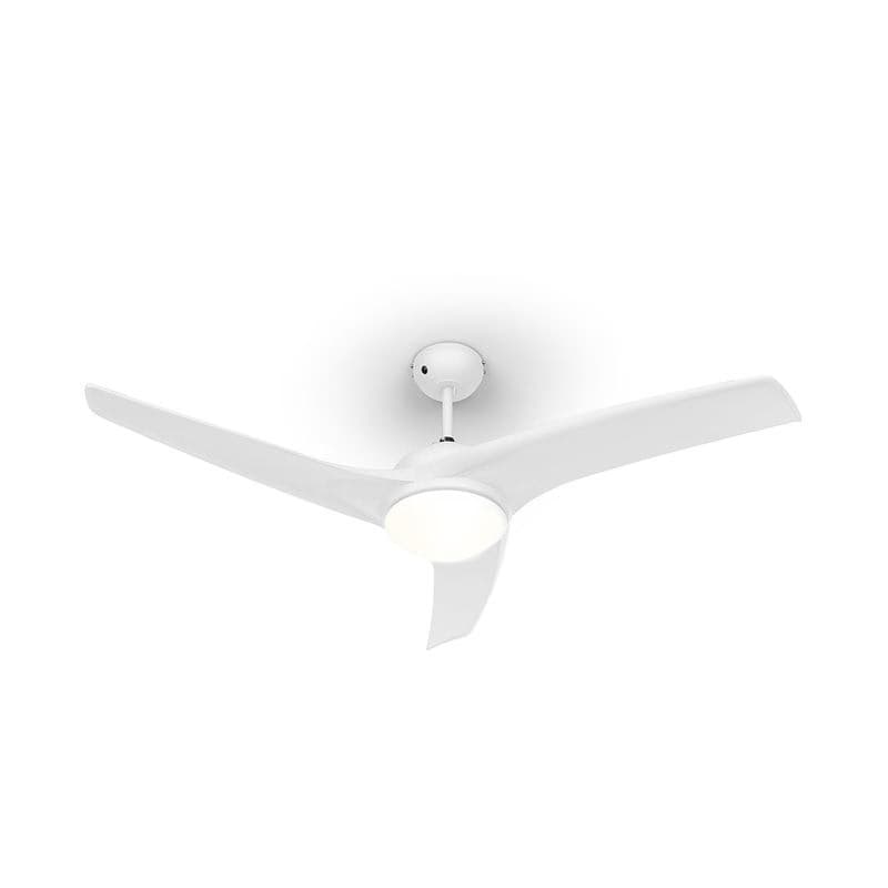 Klarstein Figo, stropný ventilátor, 52", 55 W, stropná lampa, 2 x 42 W, diaľkový ovládač, biely 1
