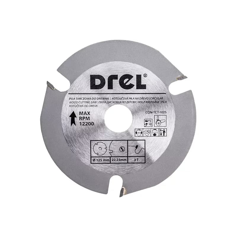 Drel Kotúčová Píla na Drevo 125 MM X 3 T 1