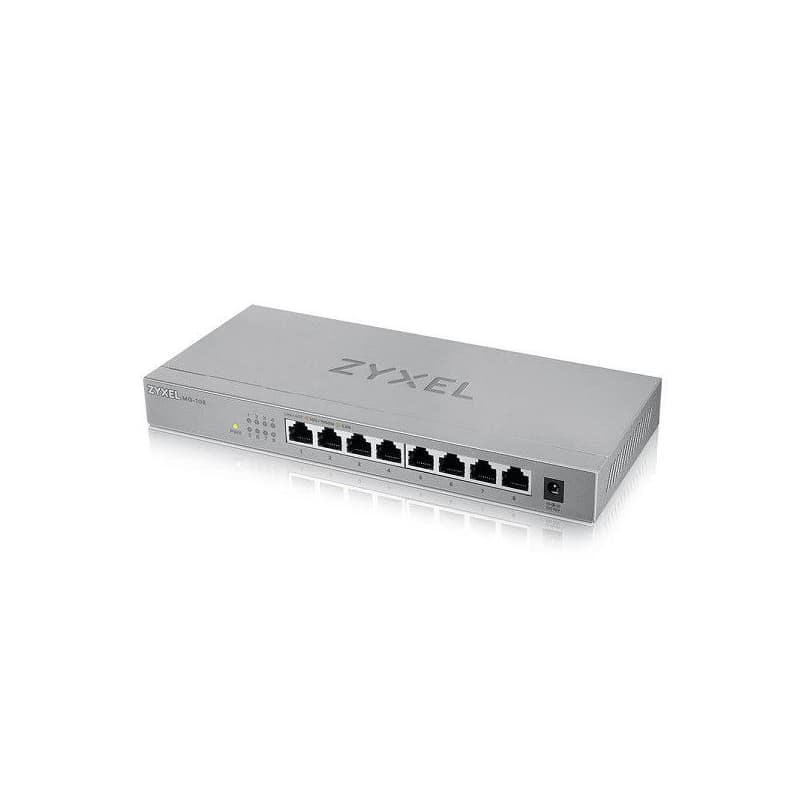 Zyxel XMG-108 8 Ports 2,5G + 1 SFP+ Desktop MultiGig unmanaged Switch 1
