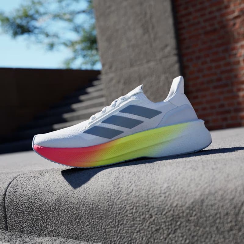 Pánska bežecká obuv ADIDAS Ultraboost 5X cloud white grey lucid lemon 3