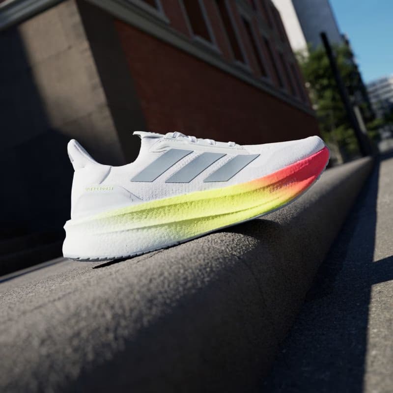 Pánska bežecká obuv ADIDAS Ultraboost 5X cloud white grey lucid lemon 4