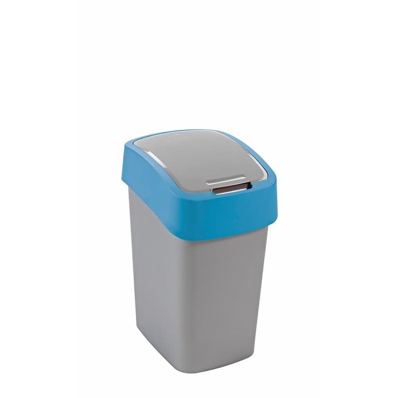 CURVER Odpadkový kôš FLIP BIN 25l | strieborná / modrá 1