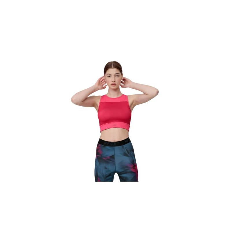 Dámske tréningové tielko 4F WOMENS FUNCTIONAL T-SHIRT TSDF015-61S-DARK RED