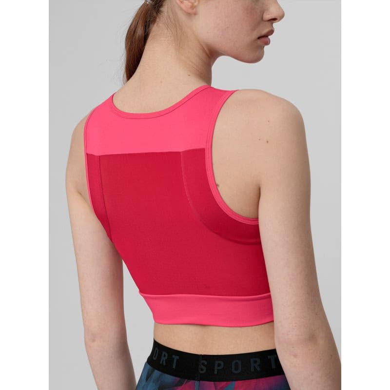 Dámske tréningové tielko 4F WOMENS FUNCTIONAL T-SHIRT TSDF015-61S-DARK RED 3