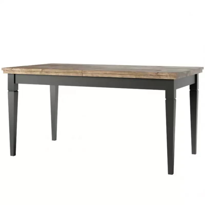 Rozkladací stôl Evora 92  160/240x90cm Dub Lefkas/Zelená 1