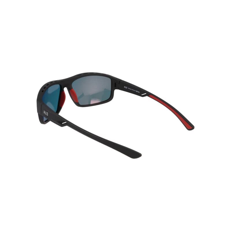 Polarizačné slnečné okuliare H.I.S. POLARIZED HPS47105-1, black, smoke with red mirror POL, 62-15-139 2