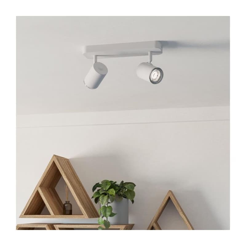 Eglo 300575 - Kúpeľňové bodové svietidlo CONSUMA 2xGU10/5W/230V IP44 biela 300575