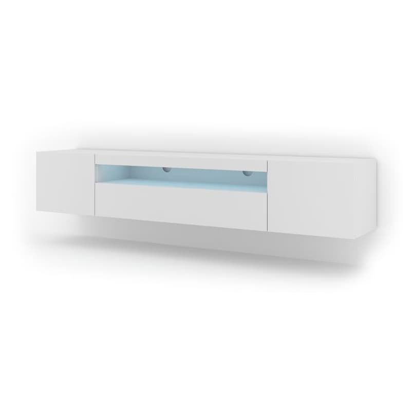 ArtBm TV stolík AURA 200 | biely mat 2