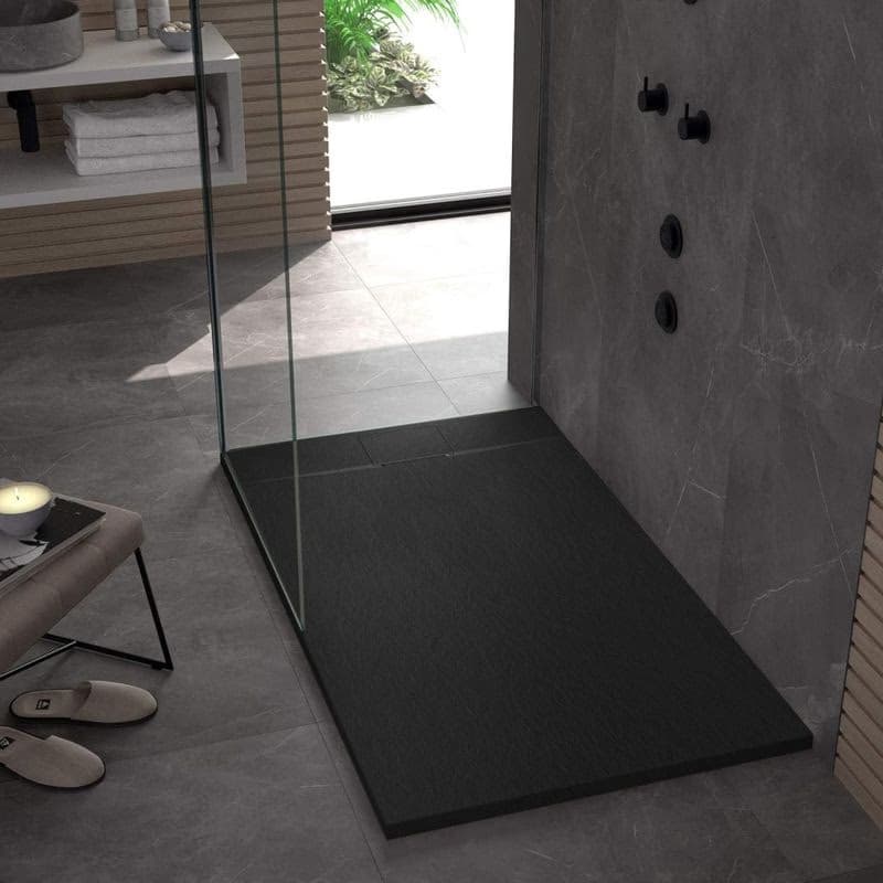 REA - Sprchová vanička Bazalt Black 80x120 REA-K3305 2