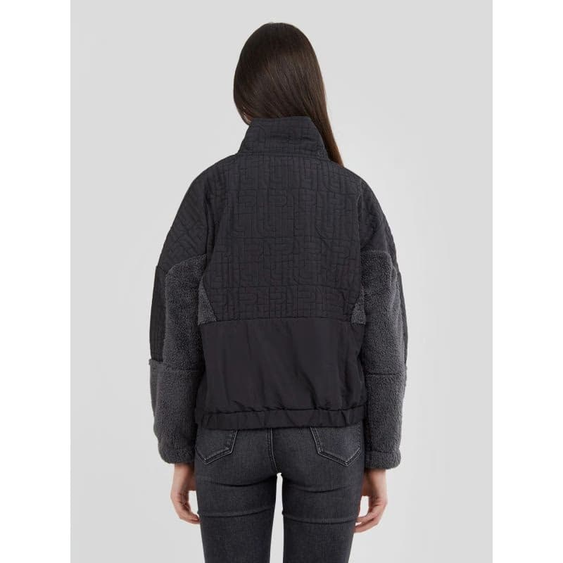 Dámska flisová mikina FUNDANGO Calypso Hybrid Pullover-890-black 3