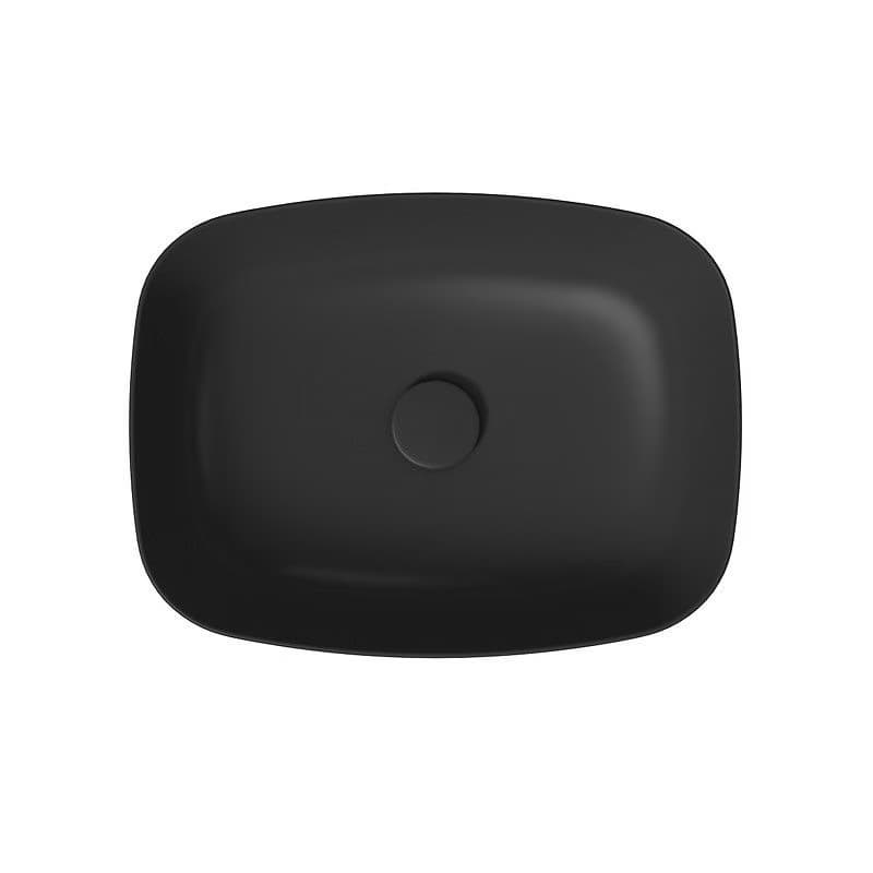 CERSANIT - Umývadlo na dosku LARGA Rectangular antracitová mat (50x38) K677-013 2