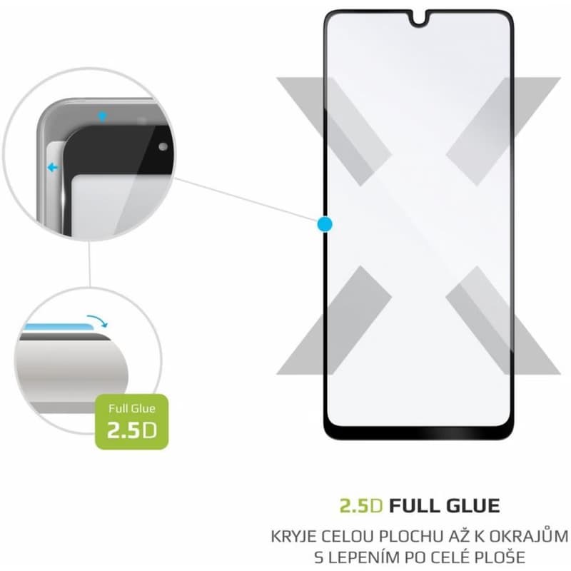 FIXED ochranné sklo Full-Cover pre Samsung Galaxy A33 5G, čierna 2