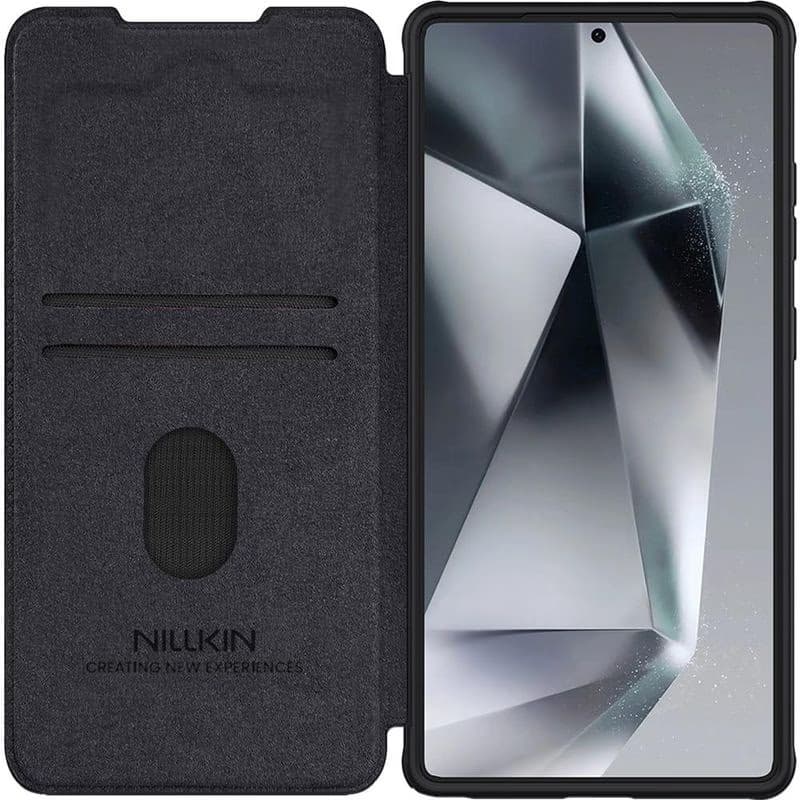 Nillkin Qin Book PRO Puzdro pre Samsung Galaxy S25 Ultra Black 4
