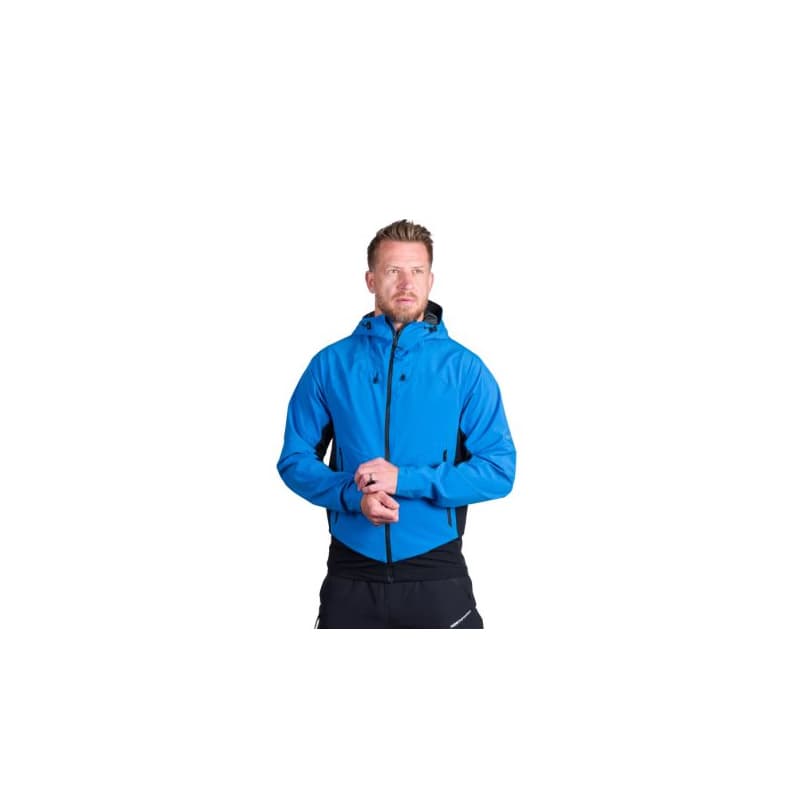 Pánska turistická softshellová bunda NORTHFINDER CIRO-282blueblack 1
