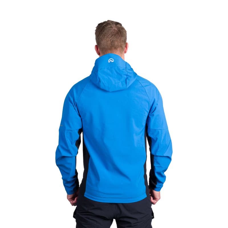 Pánska turistická softshellová bunda NORTHFINDER CIRO-282blueblack 3