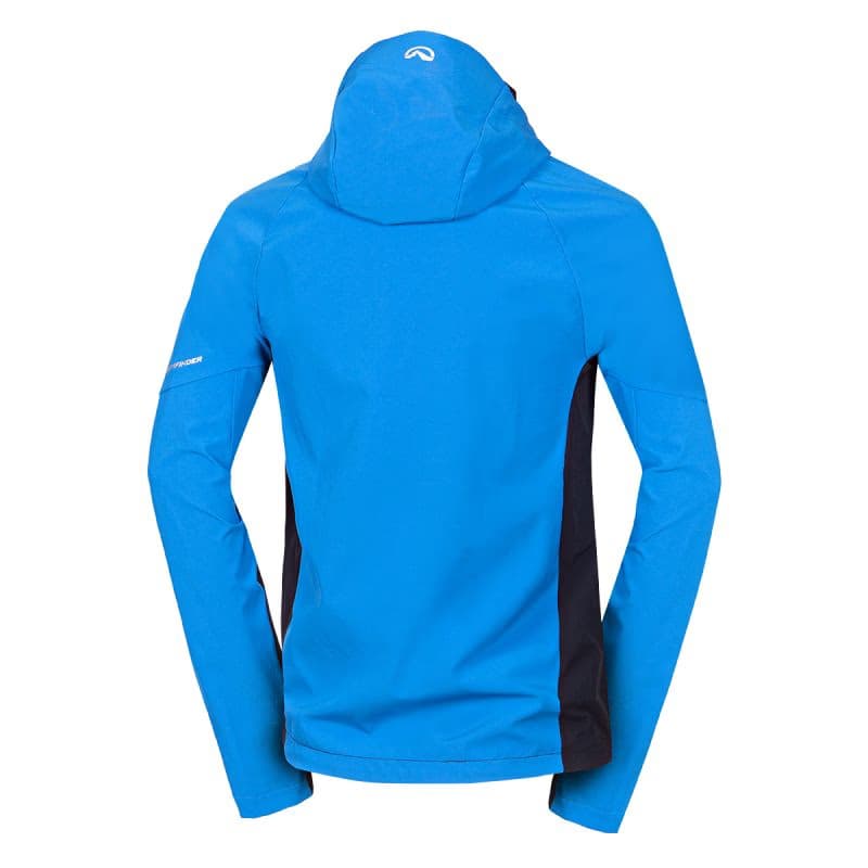 Pánska turistická softshellová bunda NORTHFINDER CIRO-282blueblack 5