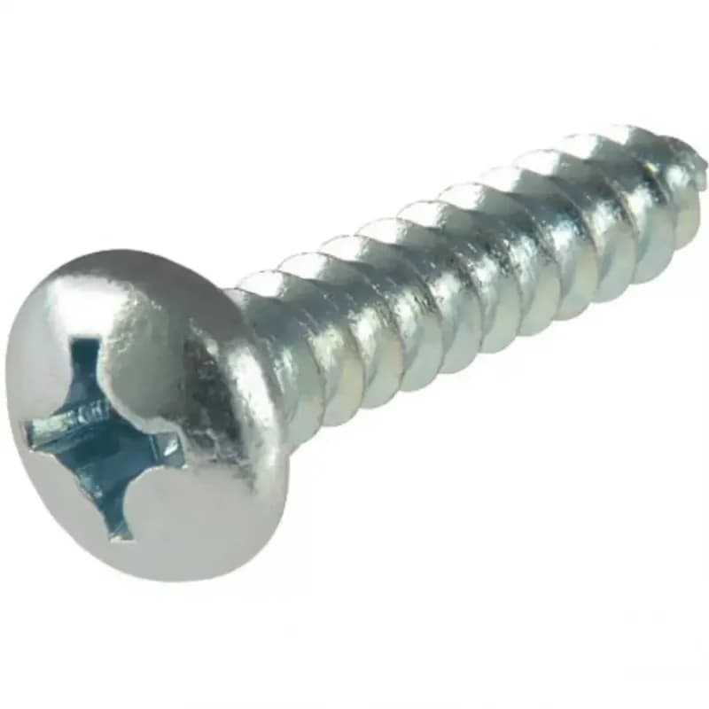 Vruty do plechu hlavička oblá pozink. 3,5x9,5mm 1