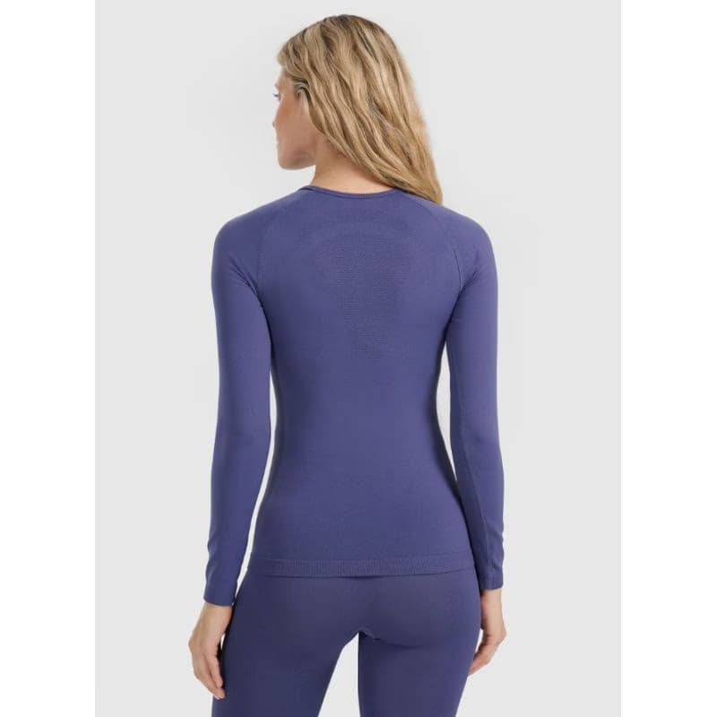 Dámske termo tričko s dlhým rukávom 4F SEAMLESS UNDERWEAR F220-WAW25USEAF220-32S-DENIM 4