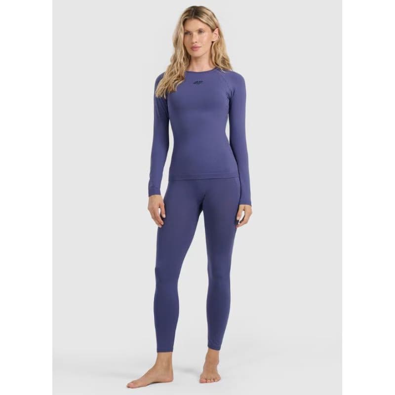 Dámske termo tričko s dlhým rukávom 4F SEAMLESS UNDERWEAR F220-WAW25USEAF220-32S-DENIM 5
