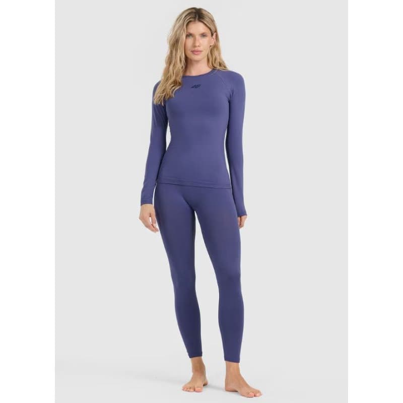 Dámske termo tričko s dlhým rukávom 4F SEAMLESS UNDERWEAR F220-WAW25USEAF220-32S-DENIM 6
