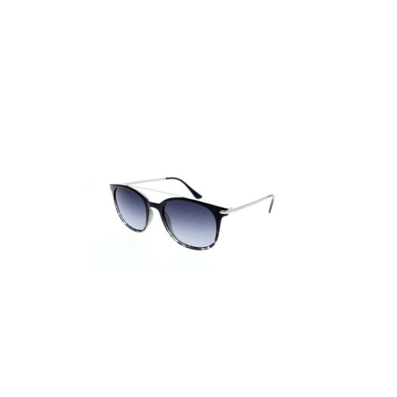 Slnečné okuliare H.I.S. POLARIZED HPS98101-1, black, smoke gradient with silver flash POL